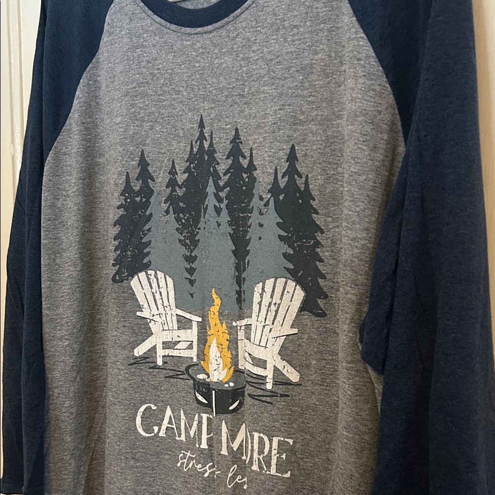 Camp More Graphic Raglan Tee - Picture 2 of 3